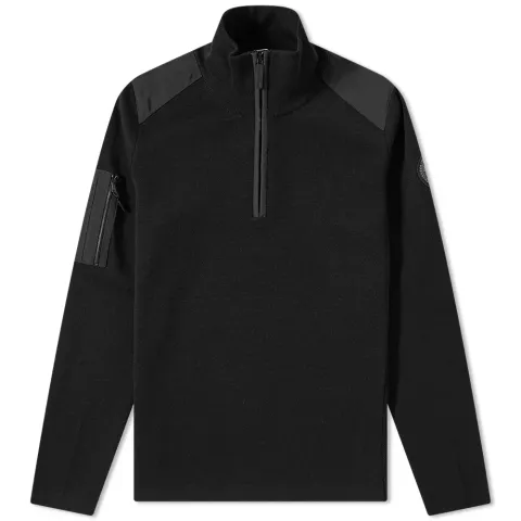 Black Disc Stormont 1/4 Zip Knit