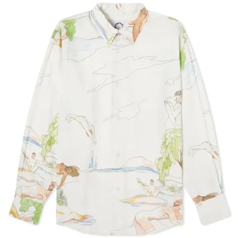 A Curious Night Sunbathing Shirt