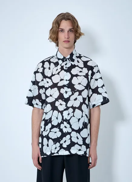 Floral Short-Sleeve Shirt