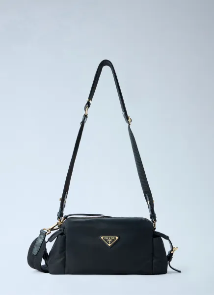 Explore Small Re-Nylon and Leather Shoulder Bag