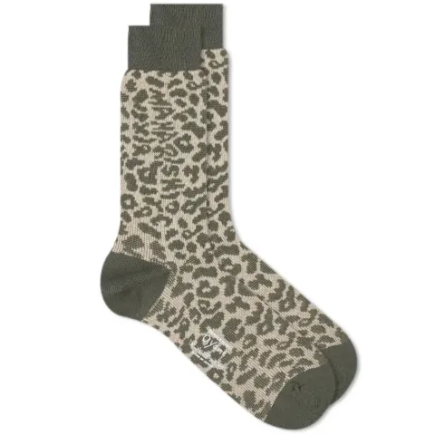 X Maharishi Jacquard Camo Sock