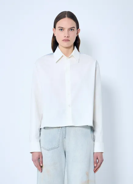 Cropped Contrast Shirt