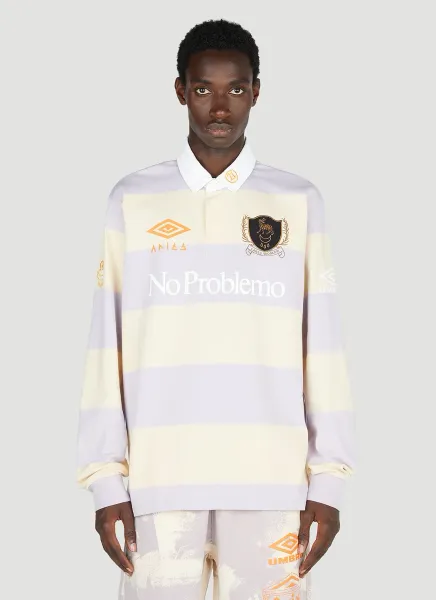 Stripe Print Rugby Shirt