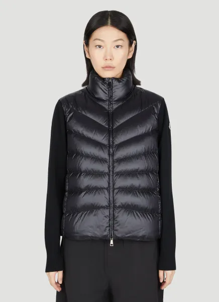 Padded Wool Cardigan