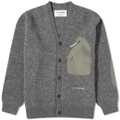 Shetland Wool Knit Cardigan