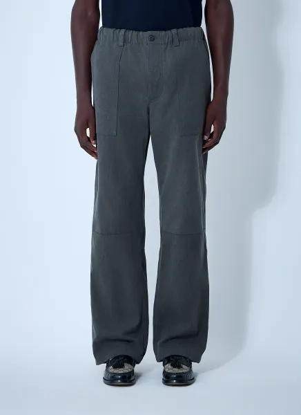Faded Canvas Pants