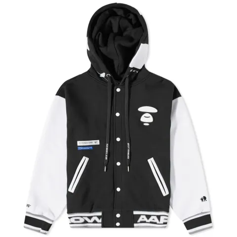 AAPE Hooded Baseball Jacket