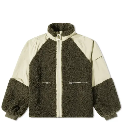 Colour Block Fleece Jacket