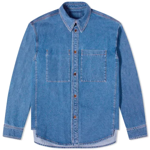 Jellyfish Print Denim Shirt