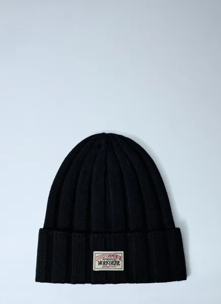 Logo Motif Beanie Hat