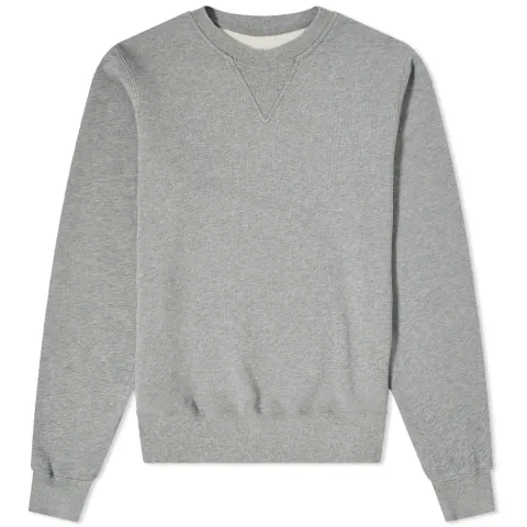 Back Knitch Details Crew Sweat