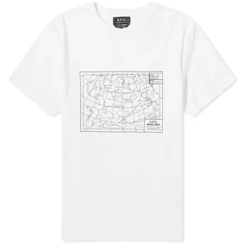 A.P.C. Carl Mind Map T-Shirt