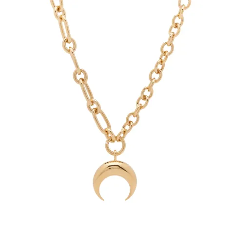 Regenerated Tin Moon Charms Necklace