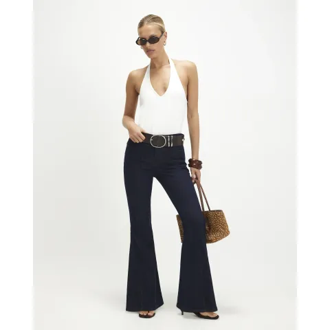 River Island Seam Detail Flare Leg Jeans