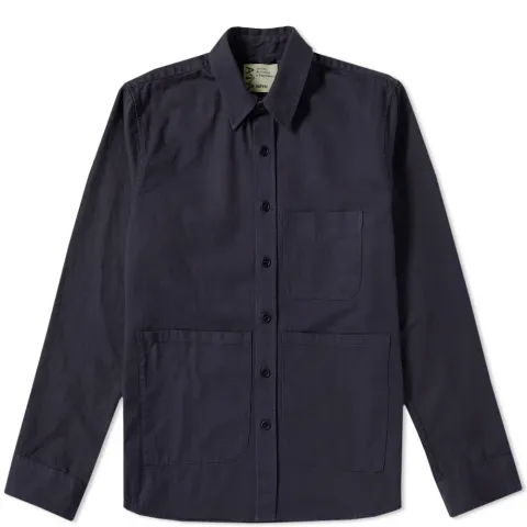 Patch Pocket Cotton Twill Chore Jacket