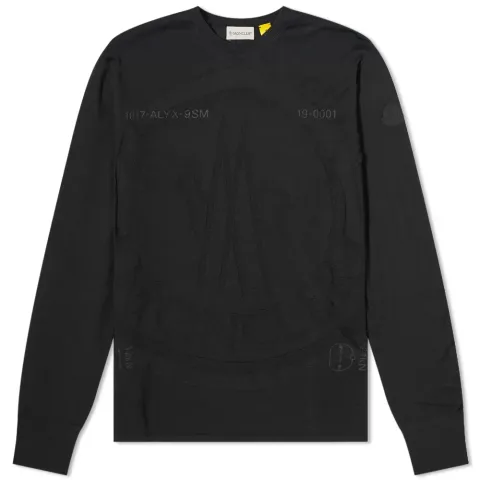 6 Moncler 1017 ALYX 9SM Jacquard Logo Crew Knit