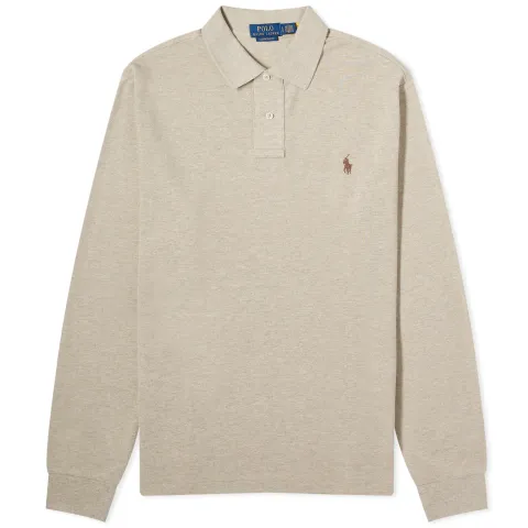 Long Sleeve Custom Fit Polo Shirt