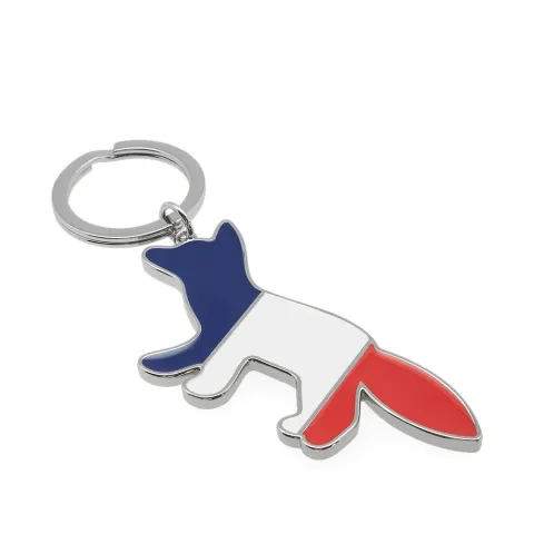 Maison Kitsuné Tricolour Keyring
