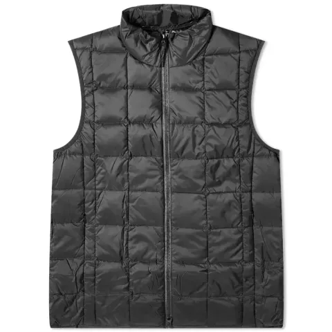 High Neck Zip Down Vest