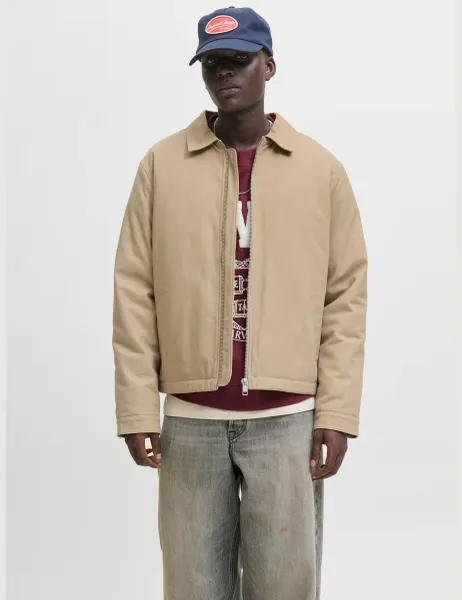 Jack & Jones Pure Cotton Jacket Beige