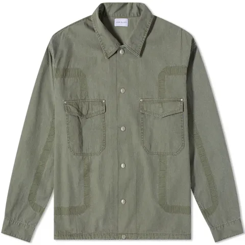 Cotton Poplin Frame II Snap Overshirt