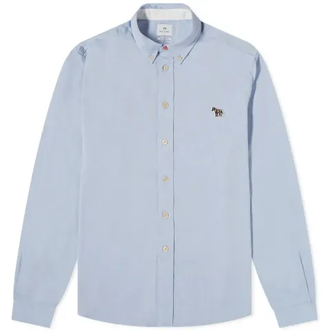 Button Down Zebra Oxford Shirt