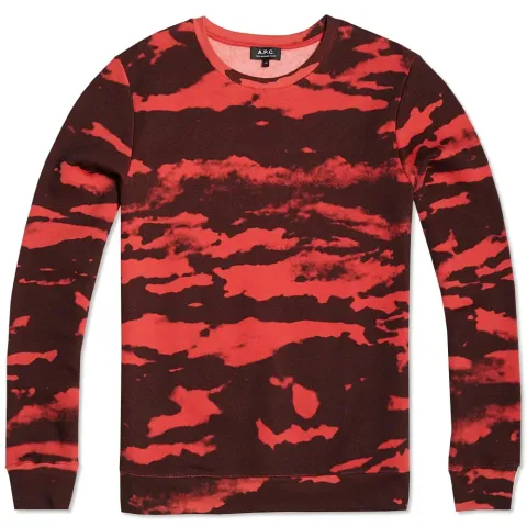 A.P.C Basic Allover Print Sweat