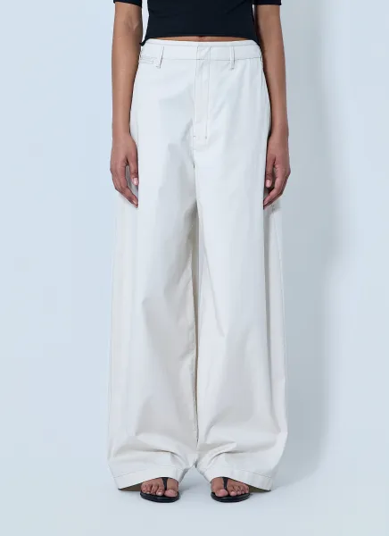 Wide-Leg Tailored Trousers