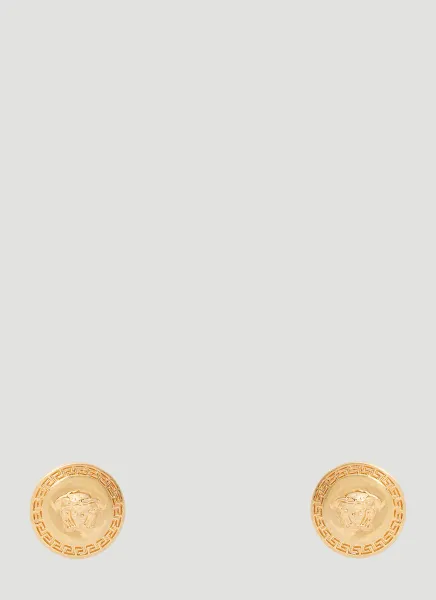 Enamel Medusa Stud Earrings