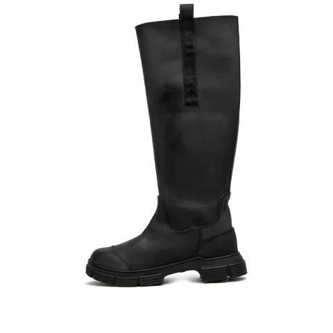 Recycled Rubber High Leg Boot