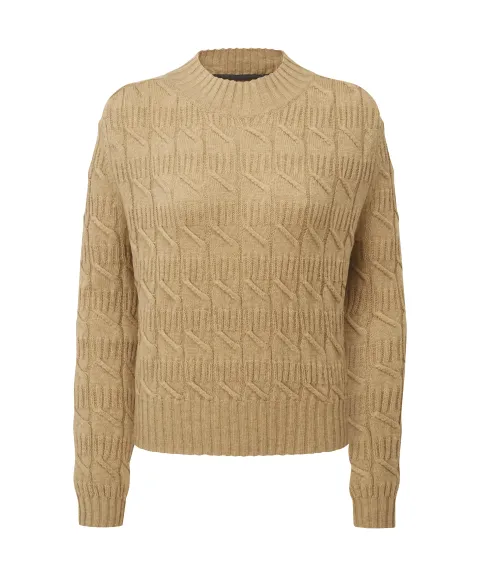 Schöffel Country Sandsend Cable Jumper - Warm Sand