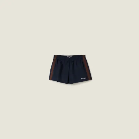 Kid mohair shorts