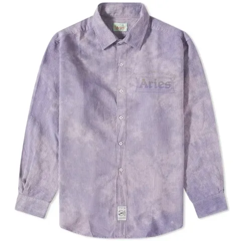 Overdyed Oxford Stripe Shirt