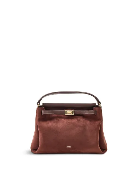 Carmen Faux Suede Top Handle Bag