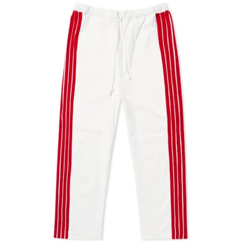 Cropped Wide Fit Stripe Track Pant