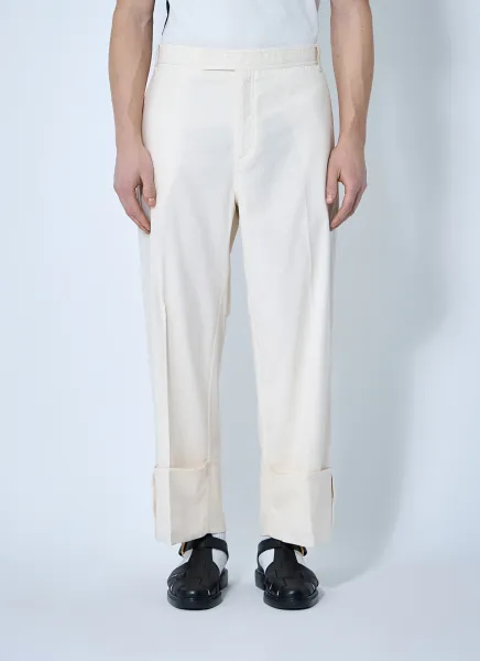 Logo Trim Pants