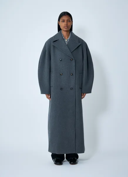 Wool-Blend Coat