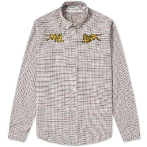 Double Jumping Tiger Check Shirt