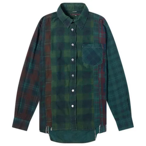 7 Cuts Over Dyed Flannel Shirt