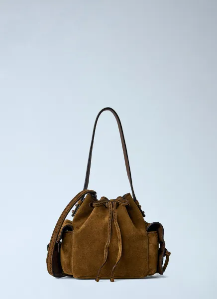 Multipocket Mini Bucket Bag