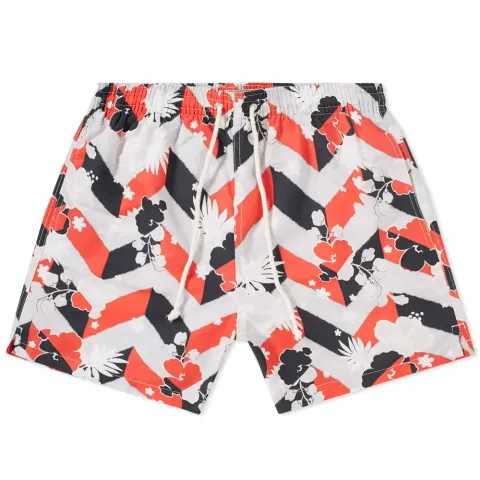 Maison Kitsuné All-Over Venice Swim Short