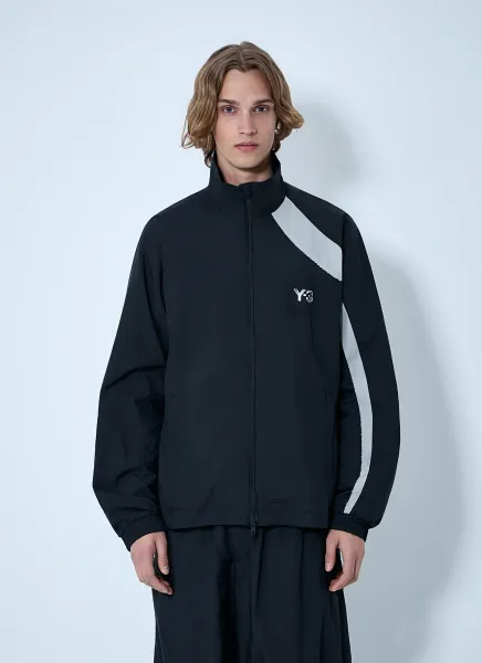 Raw Edge 3 Stripes Nylon Shell Jacket