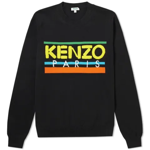 Paris Logo Knitted Crew
