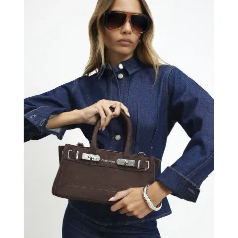 River Island Lock Front Tote Bag