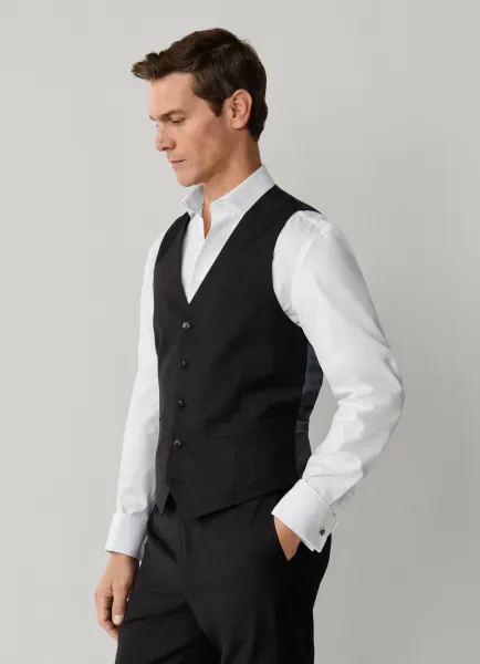 Wool Waistcoat Woven In England