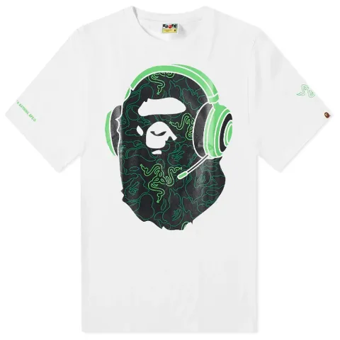 x Razer Neon Camo Ape Head T-Shirt