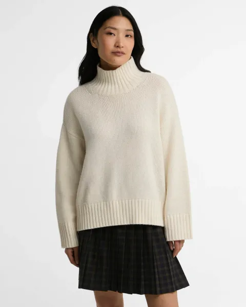 Woodhouse Cashmere-Blend Funnel Neck Jumper
