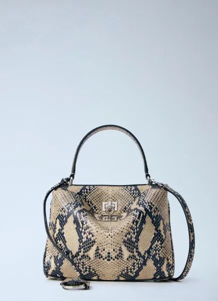 Rodeo Snakeskin-Effect Mini Handbag