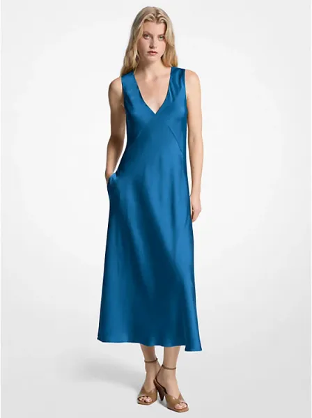 Satin Midi Dress