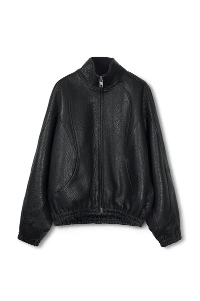 Track Jacket in Primal Lambskin Leather